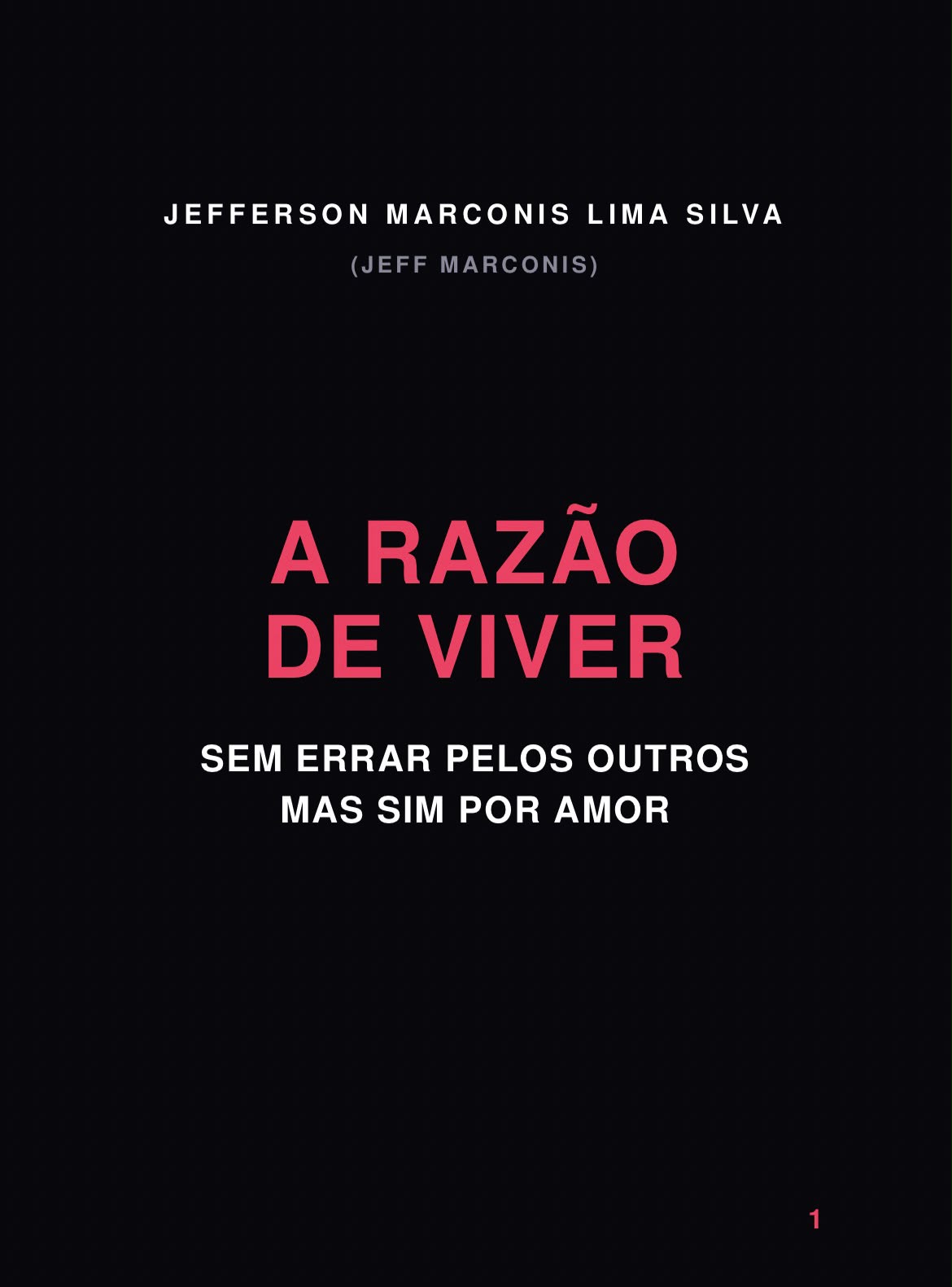 Capa de A RAZÃO DE VIVER